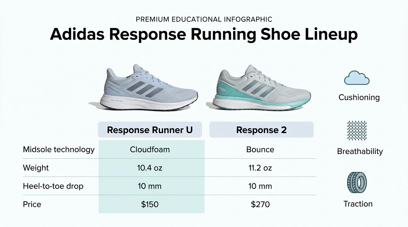 adidas response running shoes