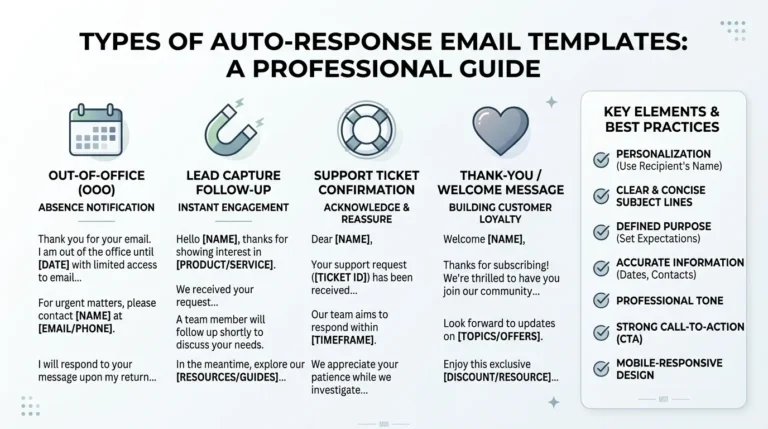 auto response email template