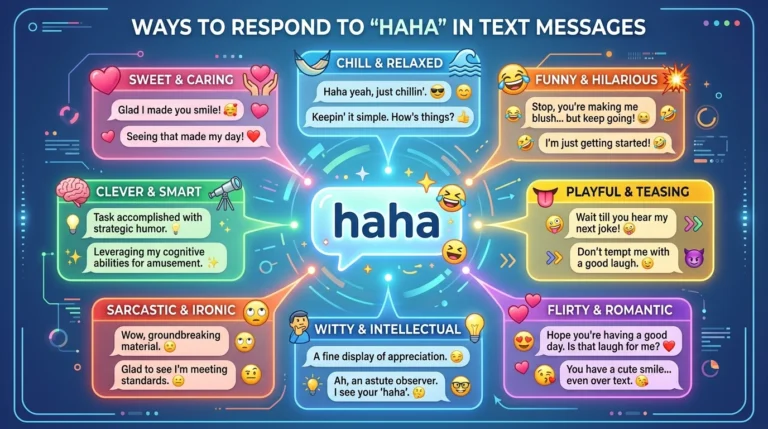 best responses to haha