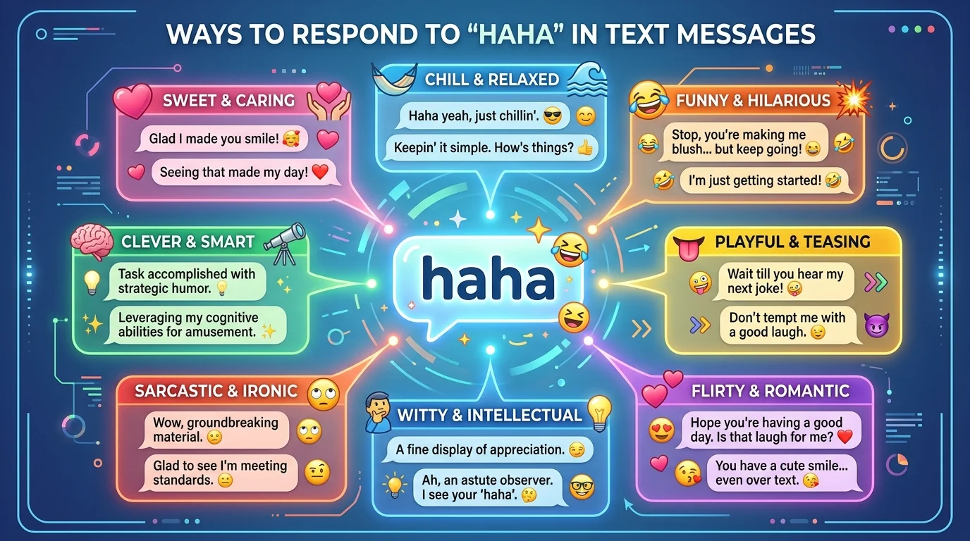 best responses to haha
