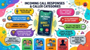 funny quick responses for incoming calls