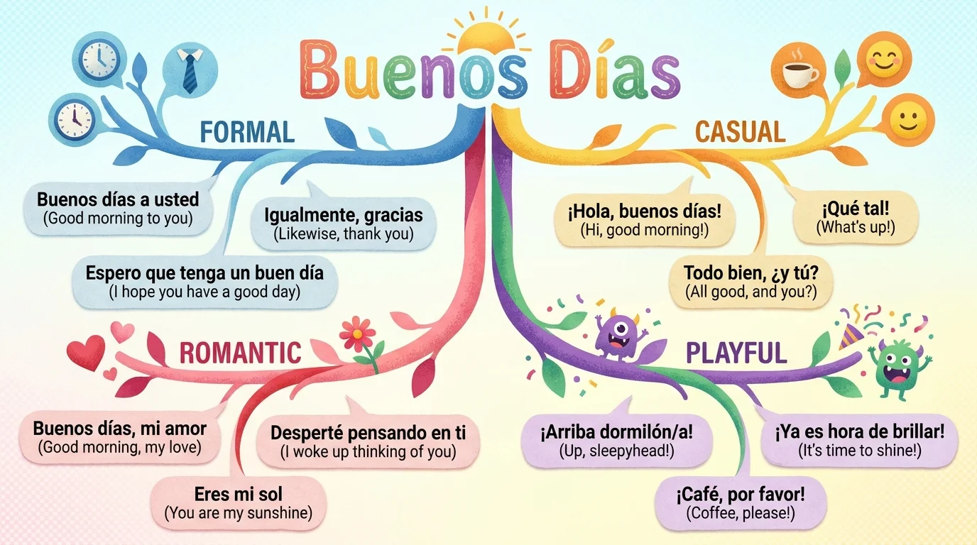 response to buenos dias
