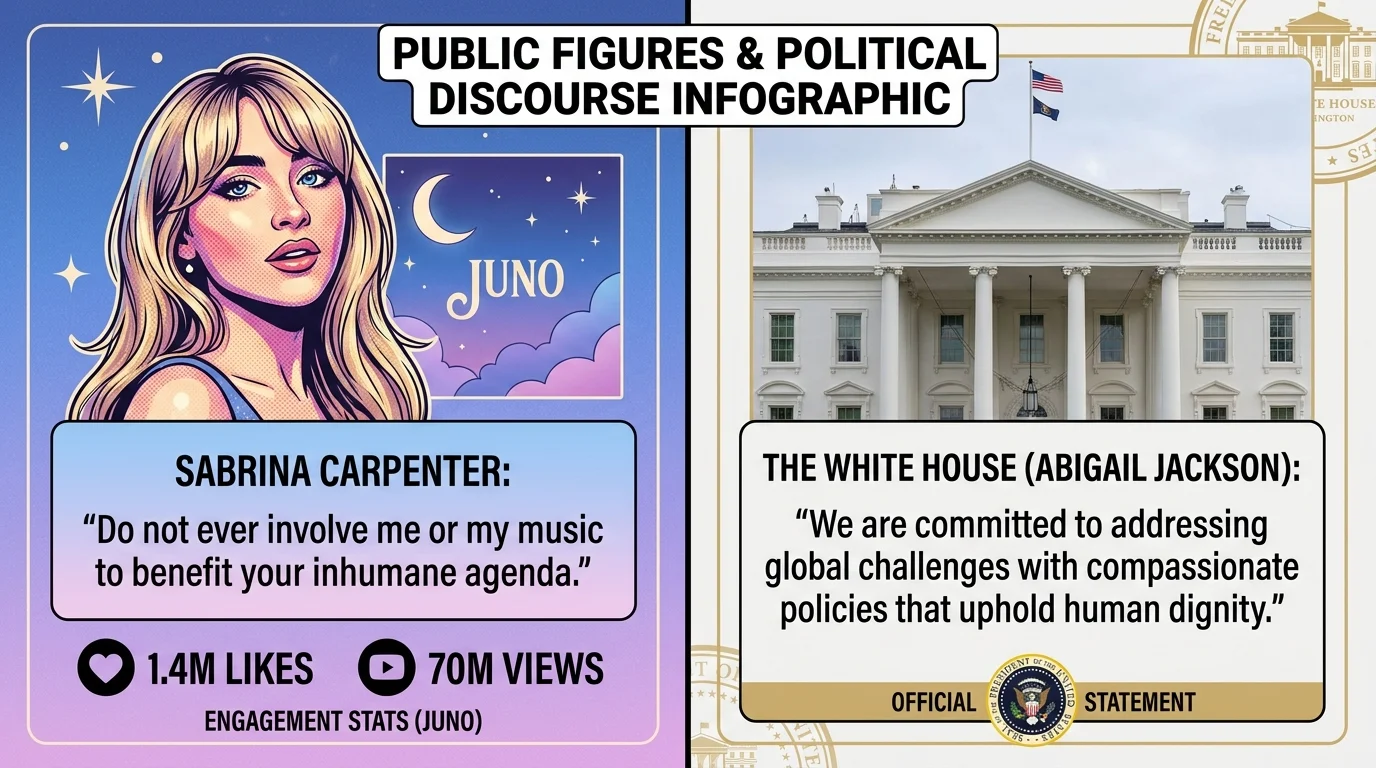sabrina carpenter white house response