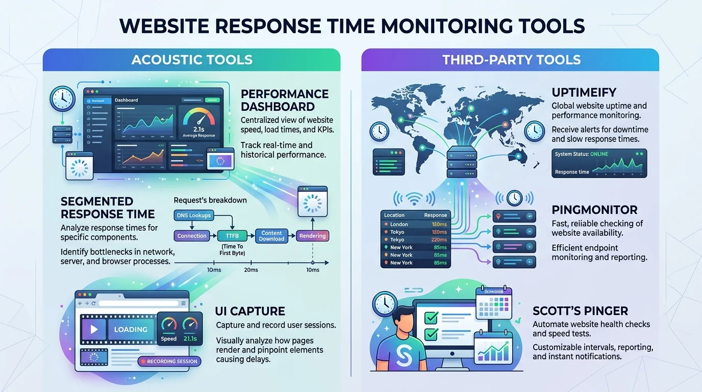 website response time monitoring tools