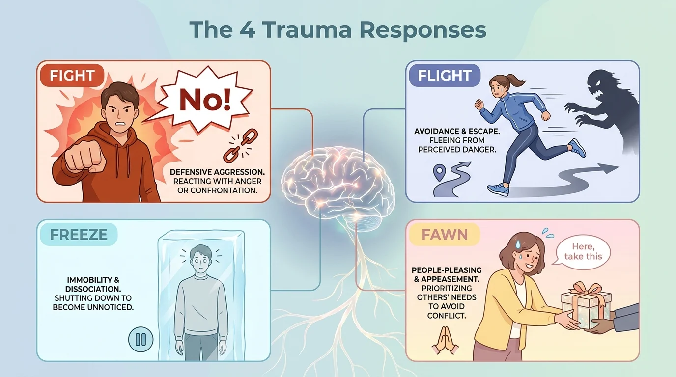what are trauma responses