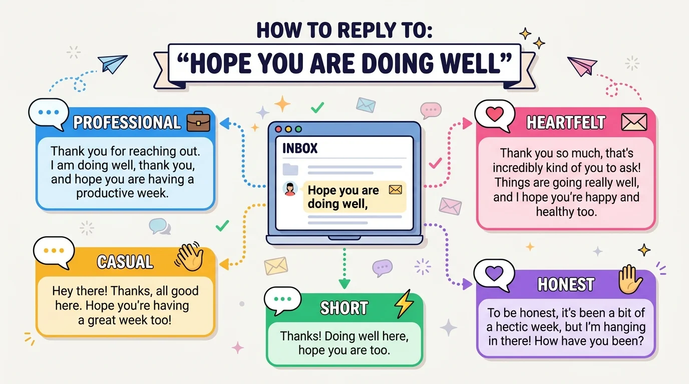 best answers to hope all is well