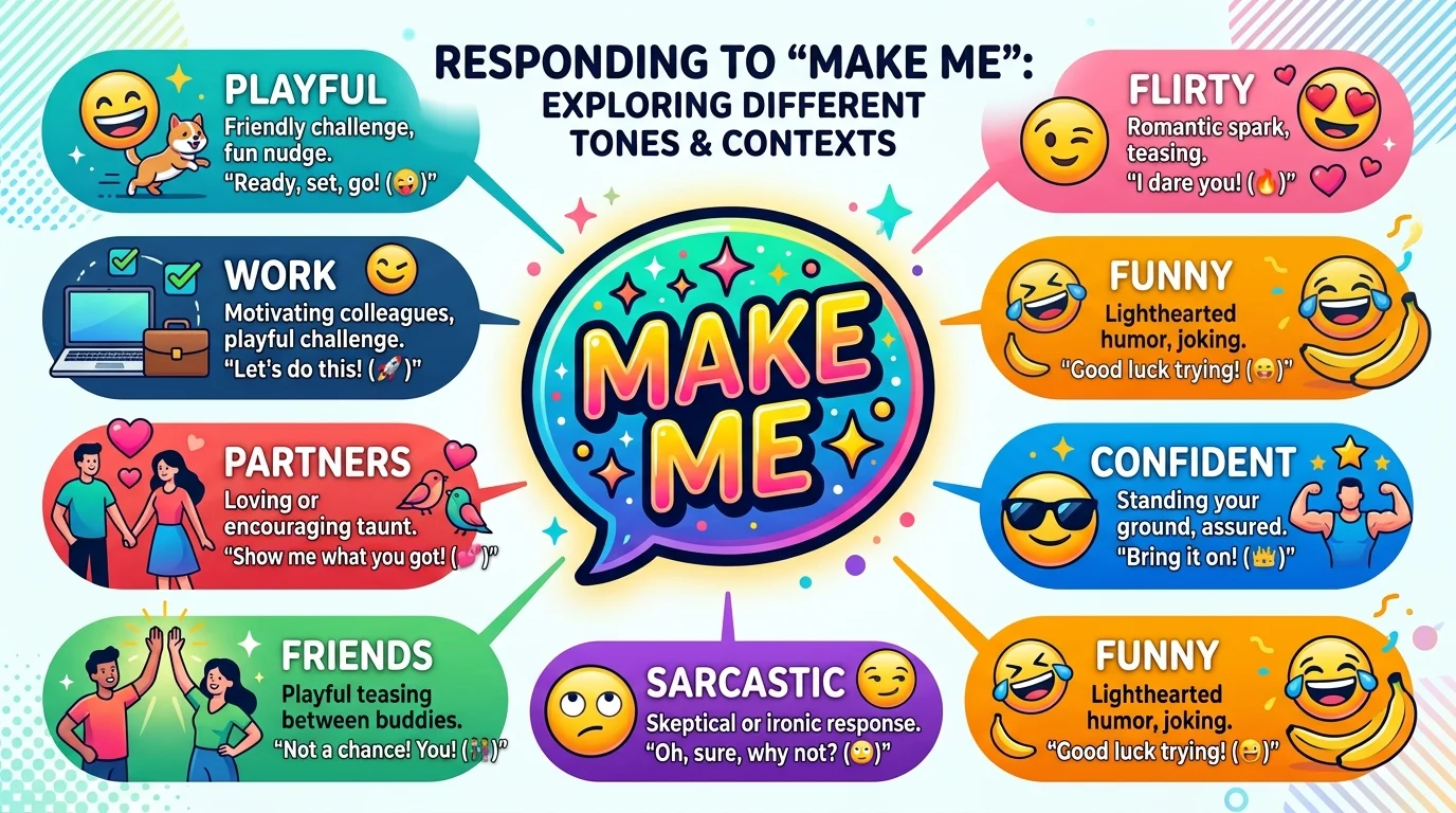 best reply to when someone says make me