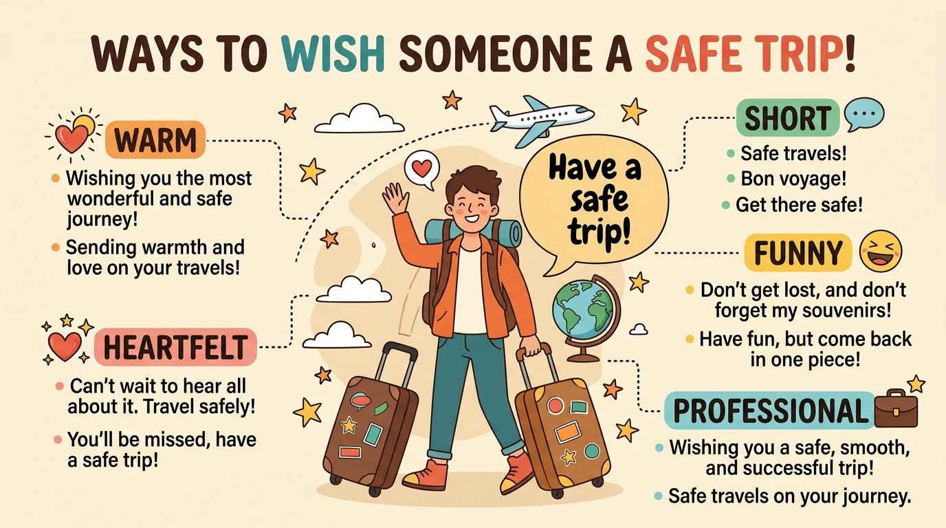 best things to say when someone travels