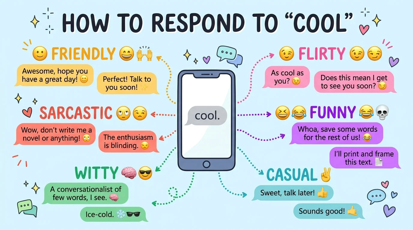 best ways to respond to cool