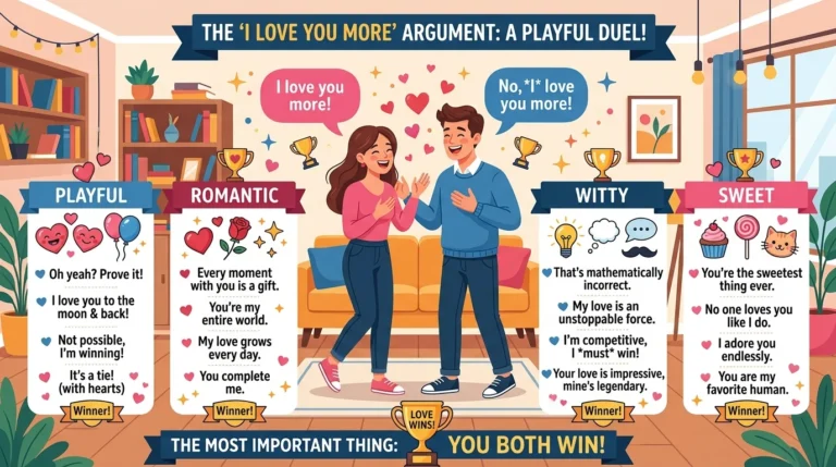 best ways to win the I love you more argument