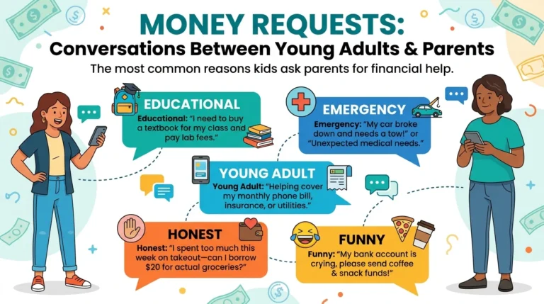 excuses to ask parents for money